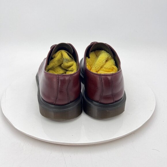 Dr Martens Air Cushion Sole 10078 Women Size 6 Brown Leather Low Top Derby Shoes - Picture 6 of 14